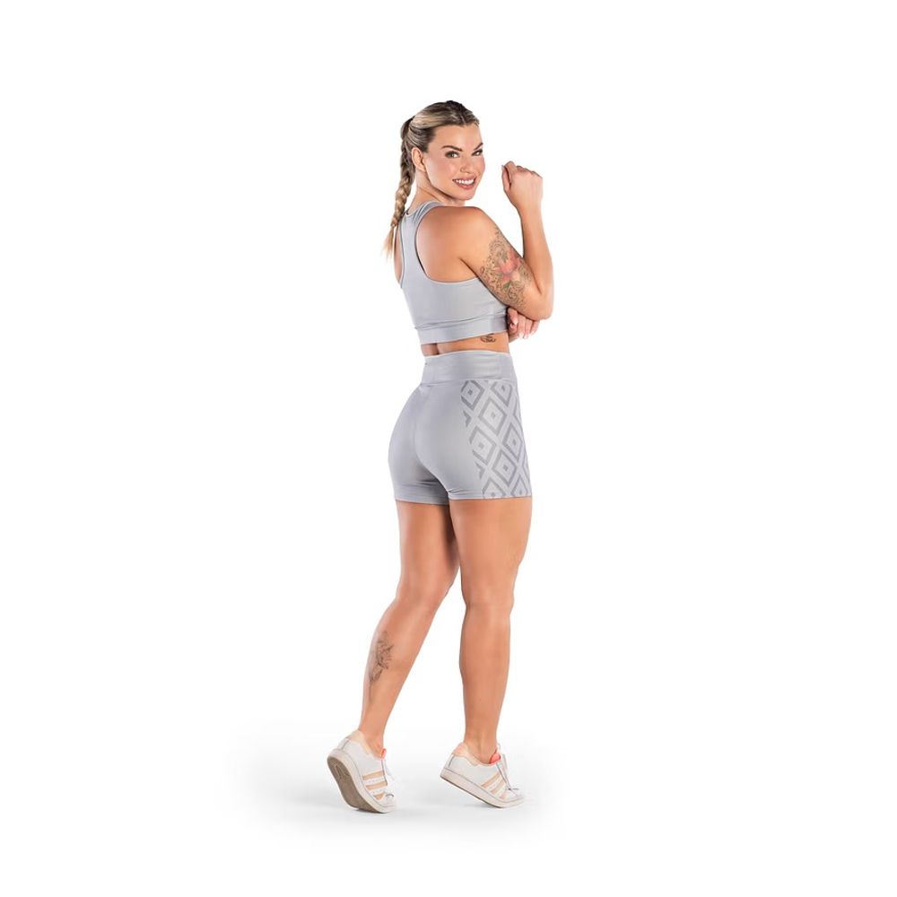 Shorts-Amei-Losango-|-Feminino Shorts-Amei-Losango-|-Feminino